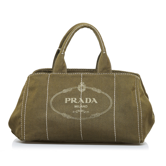 Prada Handbags - PRADA Canapa Logo Tote Tote Bag